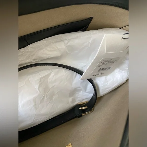 Toteme Large T-Lock leather shoulder bag - Picture 12 of 14